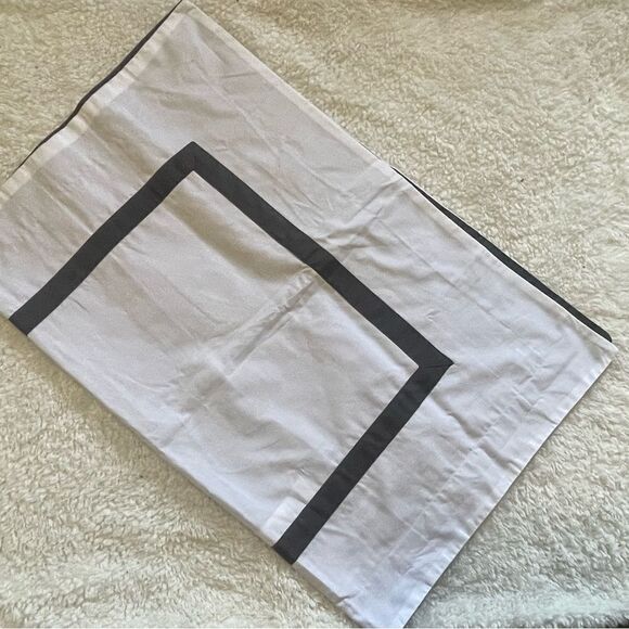 Pottery Barn Kids Decorator Organic Duvet Cover & Sham Twin GRAY - Picture 7 of 8